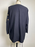 Cable & Gauge Black Sweater, XL