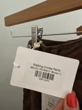 New Entro Brown Walking Circles 27" Inseam Jeans, L