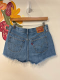 Levi's Denim 501 Button Fly Shorts, 29 (8)