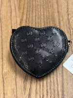 Juicy Couture Black Heart Wristlet, 5"x5"