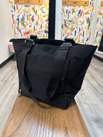 Baggallini Black Shoulder Bag, 16.5"x11.5"