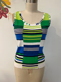 Ruby Rd 2pc Green Sweater + Top, L Petite