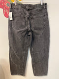 Madewell Black Button Fly Darted Barrel Leg 26" Inseam Jeans, 26 (2)
