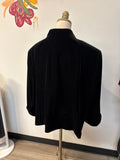 New Tahari Black Velvet Jacket, 24W