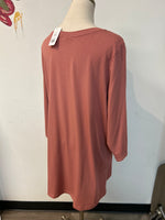 Tahari Pink Top, 1X