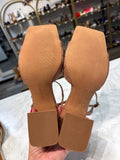 Open Edit Brown Sandals, 9