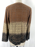 Ming Wang Brown Jacket, L