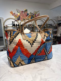 Longchamp  Roseau Panier d'Art Tote, 18"x11"