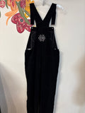 Sonoma Black Corduroy Overalls, M