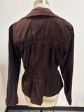 Joan Rivers Brown Velveteen Jacket, M