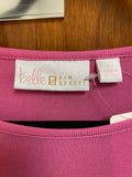 Belle Kim Gravel Pink Top, L
