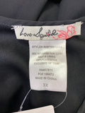 Love Squared Black Dress, 3X