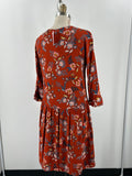 Garnet Hill Print Dress, 8