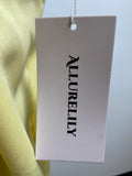 New Allurelily Yellow Dress, 16W