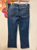 American Eagle High Rise Kick Boot Crop 26" Inseam Jeans, 8
