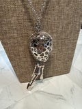 Silver Skeleton Necklace