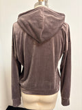 Evereve Hooded Velour Pullover, S