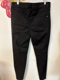 Maurices Black Mid Rise Jeans, 14W Long