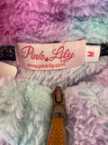 Pink Lily Pocket Pullover, M