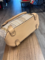 Maxx New York Tan Handbag, 10.5"x13"