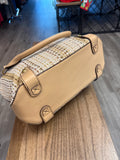Maxx New York Tan Handbag, 10.5"x13"