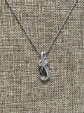 Necklace with Sterling Silver Pendant, 16"-18"
