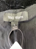 Well Worn Black Velvet Jacket, L