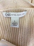 Cato Ivory Cardigan, L