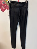 Spanx Black Faux Leather Leggings, S