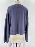 New Simply Southern Gray Cropped Sweatshirt, XXL