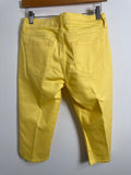 St. John's Bay Yellow Capri 18" Inseam Jeans, 6 Petite