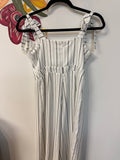 Vanilla Bay White 20" Inseam Jumpsuit, S