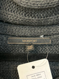 Maxsport Gray Poncho Sweater, S/M