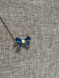 Kendra Scott Gold with Blue Stones Necklace