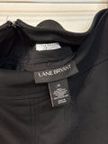 Lane Bryant Black Modernist Skirt, 22