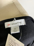 Liz Claiborne Black with Pearl Accents Sweater, S Petite