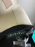 New Stitch Fix Love Ellie Black Mia Back Detail Sweater, S