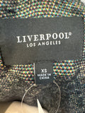 Liverpool Open Front Black Jacket, XS
