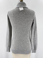 Antonio Melani Gray Turtleneck 100% Cashmere Sweater, S