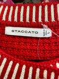 Staccato Red Sweater, L