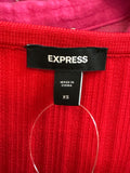 Express Red Sweater, XS