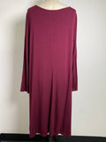 Boutique Burgundy Dress, 1X