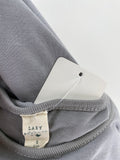 Lazy Sunday Gray Open Shoulder Dress, S