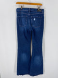 Express 70s Flare Mid Rise Jeans, 6