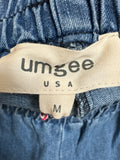 New 25" Inseam Umgee Chambray Pants, M