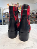 Anne Klein Red/Black Akleandra Boots, 7
