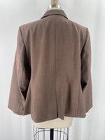 Calvin Klein Brown Blazer Jacket, 18