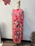 New White House Black Market Tea Rose floral Dress, L