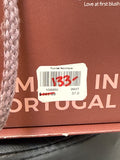 New Casta White Twist Leather Boots, 37 (7) retail $265