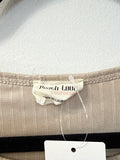 Peach Love Tan Bodysuit, L